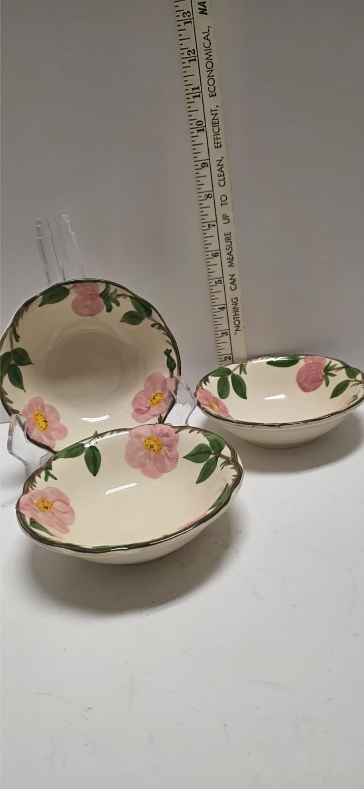 Vintage Franciscan Desert Rose Dessert Bowl Made in USA Flying "F" Backstamp. - Thumbnail 9