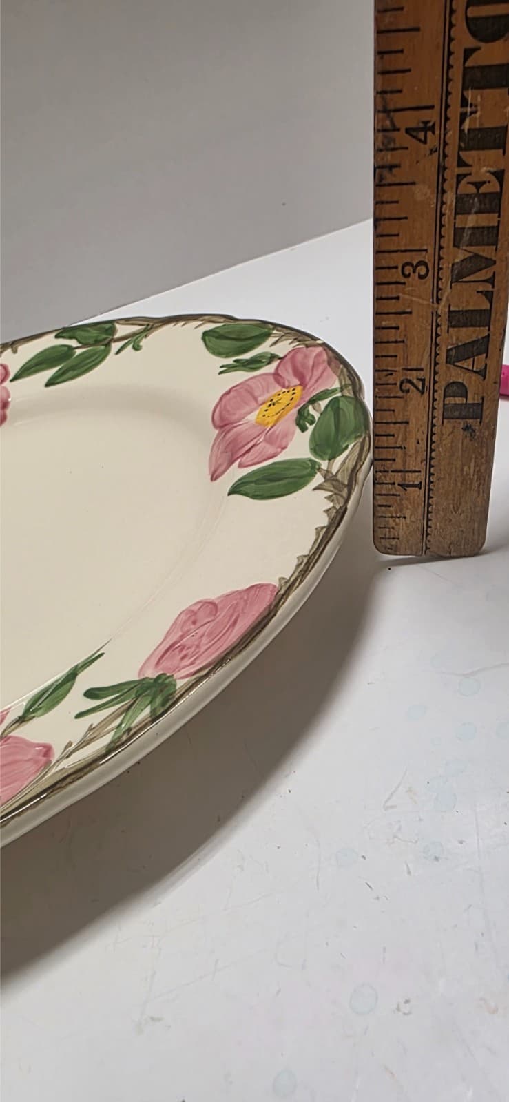 Vintage Franciscan Desert Rose 10.5" Dinner Plate(USA 76-77) (Eng85-2002) logos - Thumbnail 5