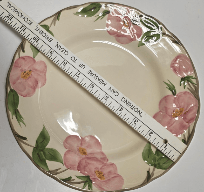 Vintage Franciscan Desert Rose 10.5" Dinner Plate(USA 76-77) (Eng85-2002) logos - Thumbnail 2