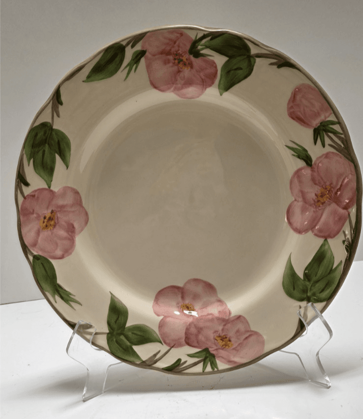 Franciscan Desert Rose 9.5" Luncheon / Breakfast Plate Made in USA / Interspace - Thumbnail 9