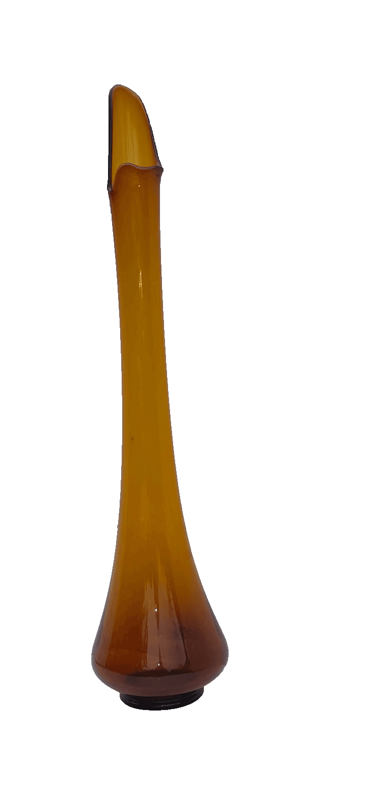 LE Smith Hand Swung Glass 28.5" Tall Floor Vase Simplicity/ Smoothie Fat Bottom - Thumbnail 2