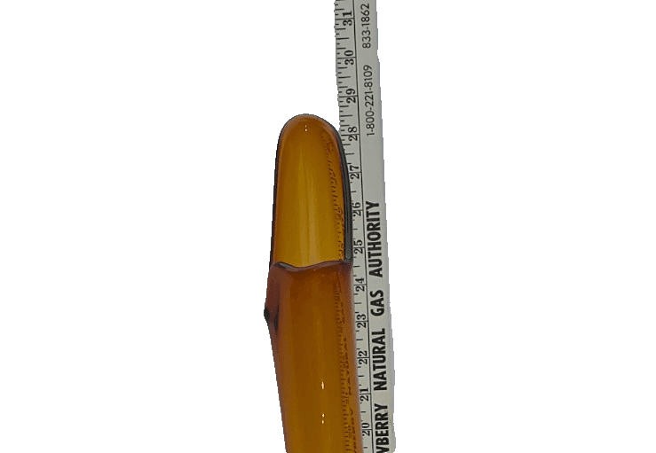 LE Smith Hand Swung Glass 28.5" Tall Floor Vase Simplicity/ Smoothie Fat Bottom - Thumbnail 12