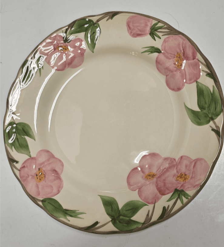 Vintage Franciscan Desert Rose 10.5" Dinner Plate(USA 76-77) (Eng85-2002) logos - Thumbnail 3