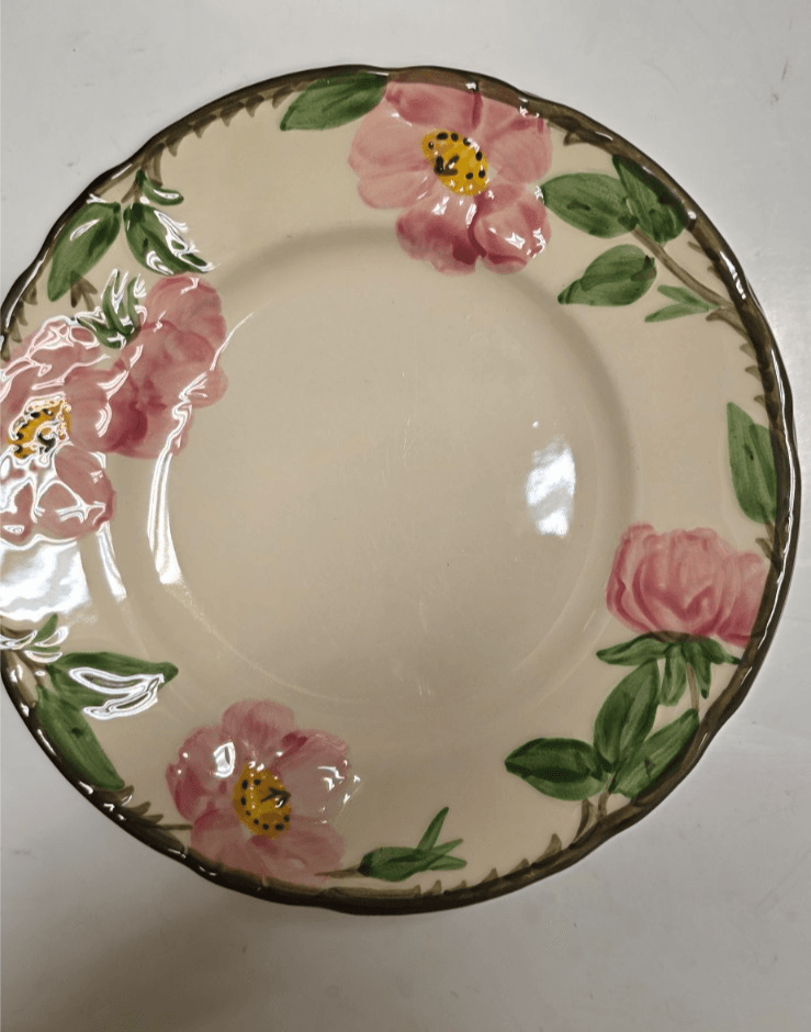 Vintage Franciscan Desert Rose 10.5" Dinner Plate(USA 76-77) (Eng85-2002) logos - Thumbnail 7