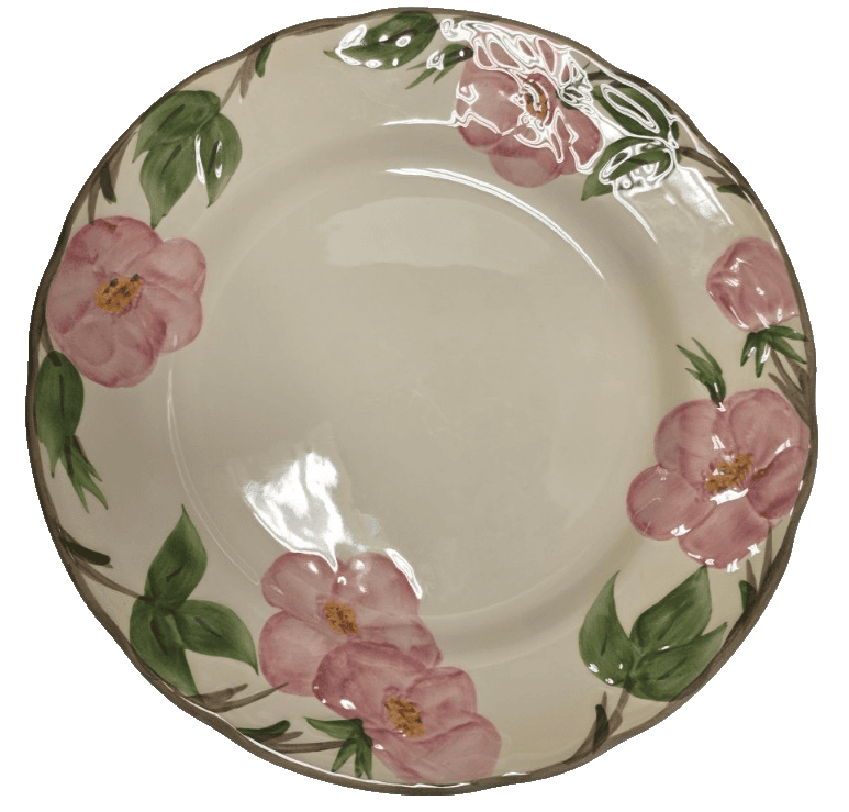 Vintage Franciscan Desert Rose 10.5" Dinner Plate(USA 76-77) (Eng85-2002) logos
