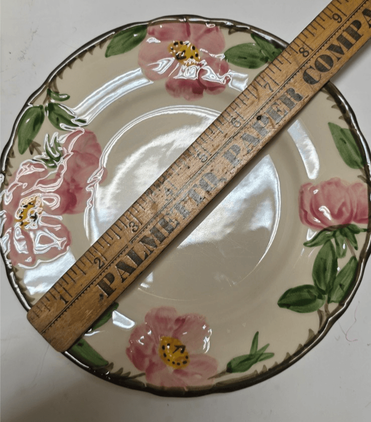 Vintage Franciscan Desert Rose Salad Plate 8" Qty: 1 - 7 Made in USA -Interspace - Thumbnail 6