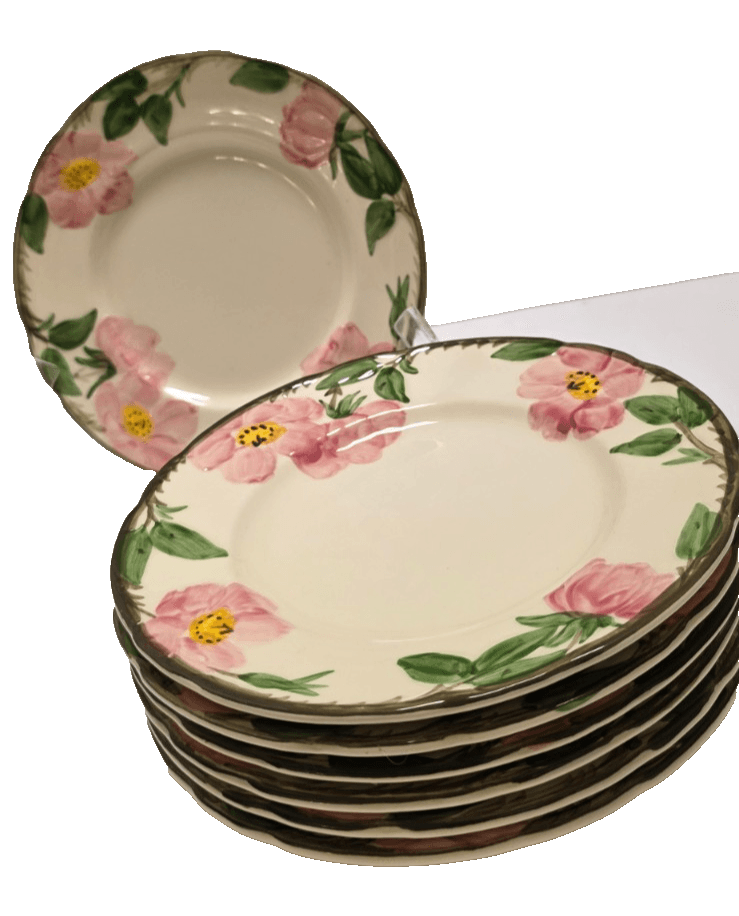 Vintage Franciscan Desert Rose Salad Plate 8" Qty: 1 - 7 Made in USA -Interspace - Thumbnail 2