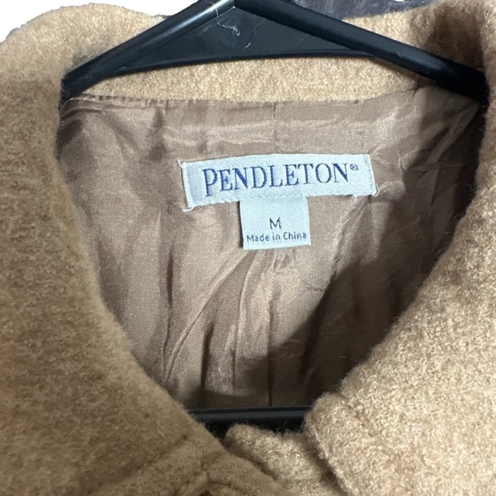 TAN wool Pendleton blazer - Thumbnail 3