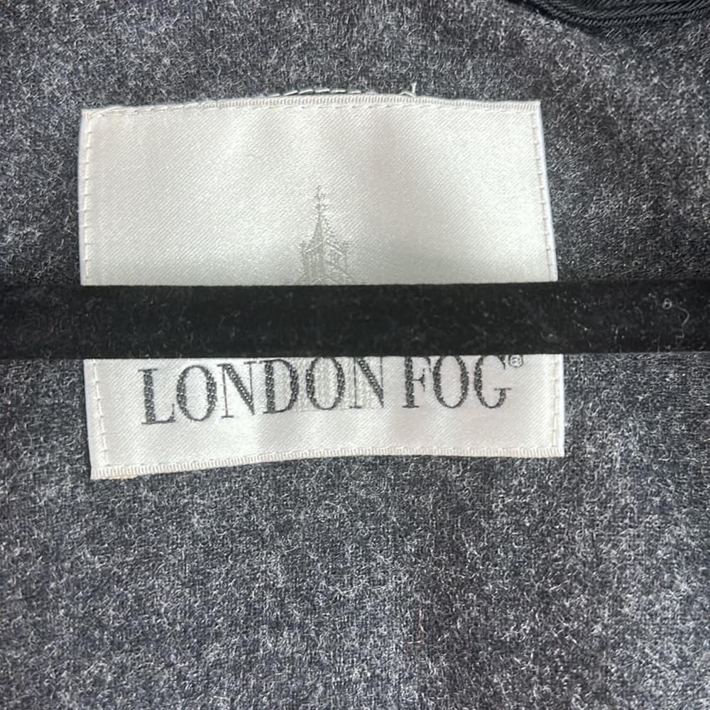 Black London fog trenchcoat - Thumbnail 4