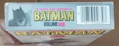 The Original Serial Adventures Of Batman Volume 1 VHS Black & White - Thumbnail 3