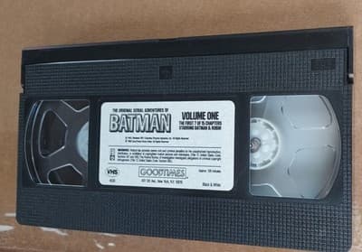 The Original Serial Adventures Of Batman Volume 1 VHS Black & White - Thumbnail 7