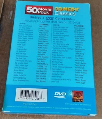 Comedy Classics 50 Movie Pack (DVD, 2004, 12-Disc Set) - Thumbnail 2