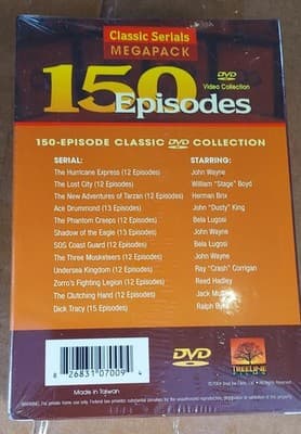Classic Serials Megapack DVD Collection 150 Episodes New Sealed Free Shipping - Thumbnail 2