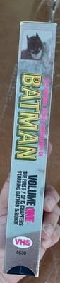 The Original Serial Adventures Of Batman Volume 1 VHS Black & White - Thumbnail 5