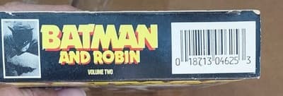 Batman and Robin Volume Two (1949) VHS Classic Black & White 1989 Release - Thumbnail 3