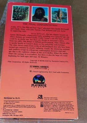 Planet of the Apes VHS Collection 5pcs Set - Thumbnail 4
