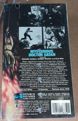 Mysterious Doctor Satan A Republic Serial In 15 Episodes Vhs - Thumbnail 2