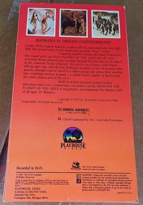 Planet of the Apes VHS Collection 5pcs Set - Thumbnail 6