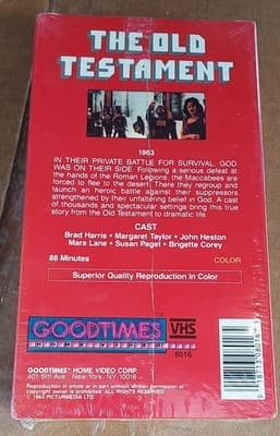 The Old Testament (1964) VHS Goodtimes Home Video Brand New Factory Sealed! - Thumbnail 2