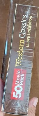 Western Classics 50 Movie Pack DVD 12 Disc Set NEW SEALED - Thumbnail 6