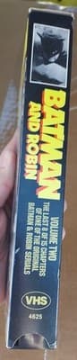 Batman and Robin Volume Two (1949) VHS Classic Black & White 1989 Release - Thumbnail 5