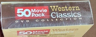 Western Classics 50 Movie Pack DVD 12 Disc Set NEW SEALED - Thumbnail 3