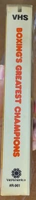Boxing Greatest Champions VHS 1983 Sports Vidamerica Curt Gowdy Very Rare HTF - Thumbnail 5