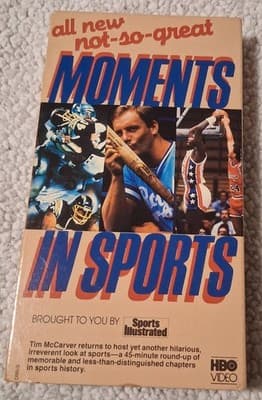 The All New Not-So-Great Moments in Sports (VHS, 1988) HBO
