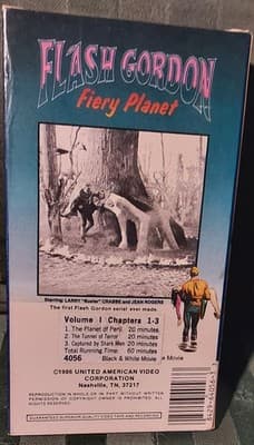 ⚡Flash Gordon, "Fiery Planet" Volume 1, VHS Tape, 4056 ⚡ - Thumbnail 2