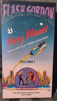 ⚡Flash Gordon, "Fiery Planet" Volume 1, VHS Tape, 4056 ⚡