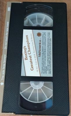 Boxing Greatest Champions VHS 1983 Sports Vidamerica Curt Gowdy Very Rare HTF - Thumbnail 6