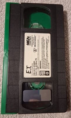 E.T. The Extra-Terrestrial 1988 VHS MCA Watermarks, Green - Thumbnail 6