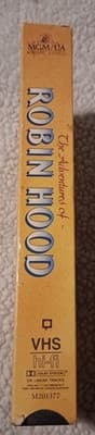 The Adventures of Robin Hood VHS Tape VCR 1989 from 1938 Movie Action FREE SHIP - Thumbnail 4