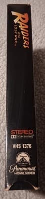 Paramount Indiana Jones and the Raiders of the Lost Ark VHS Tape - Thumbnail 5
