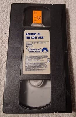 Paramount Indiana Jones and the Raiders of the Lost Ark VHS Tape - Thumbnail 7