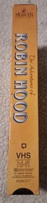 The Adventures of Robin Hood VHS Tape VCR 1989 from 1938 Movie Action FREE SHIP - Thumbnail 5