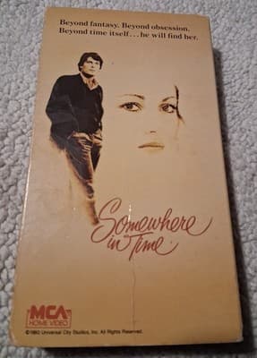 Somewhere in Time (VHS 1980) Christopher Reeve, Jane Seymour, Fantasy Romance