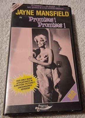 Promises! Promises! (VHS, 1985) Movie Jayne Mansfield, Clam Shell VHS Case