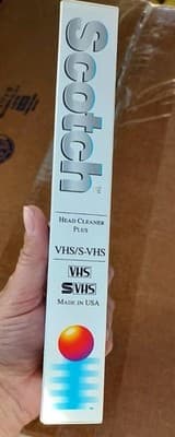 Scotch VCR Head Cleaner Plus Vhs Tape - Thumbnail 5