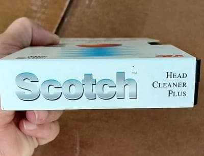 Scotch VCR Head Cleaner Plus Vhs Tape - Thumbnail 4