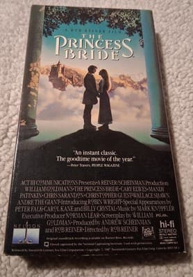 The Princess Bride 1987 VHS Good Condition With Case