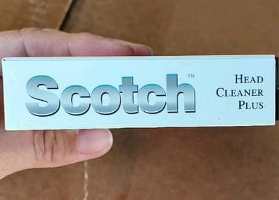Scotch VCR Head Cleaner Plus Vhs Tape - Thumbnail 3