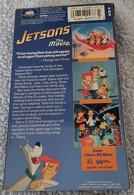 Jetsons - The Movie (VHS, 1990) - Thumbnail 2