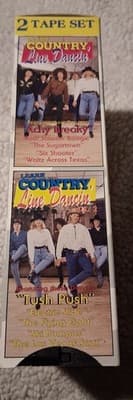 Learn Country Line Dancing VHS Video Vintage 2 Tape Set - Thumbnail 3