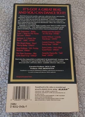Dick Clarks Best of Bandstand - The Superstars (VHS, 1987) Super Stars - Thumbnail 2
