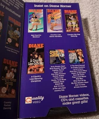 Diane Horners Country Line Dance Aerobics (VHS) - Thumbnail 4