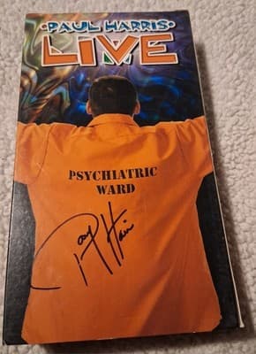 Sighned Autograph Paul Harris “Live” From Branson VHS - Thumbnail 2