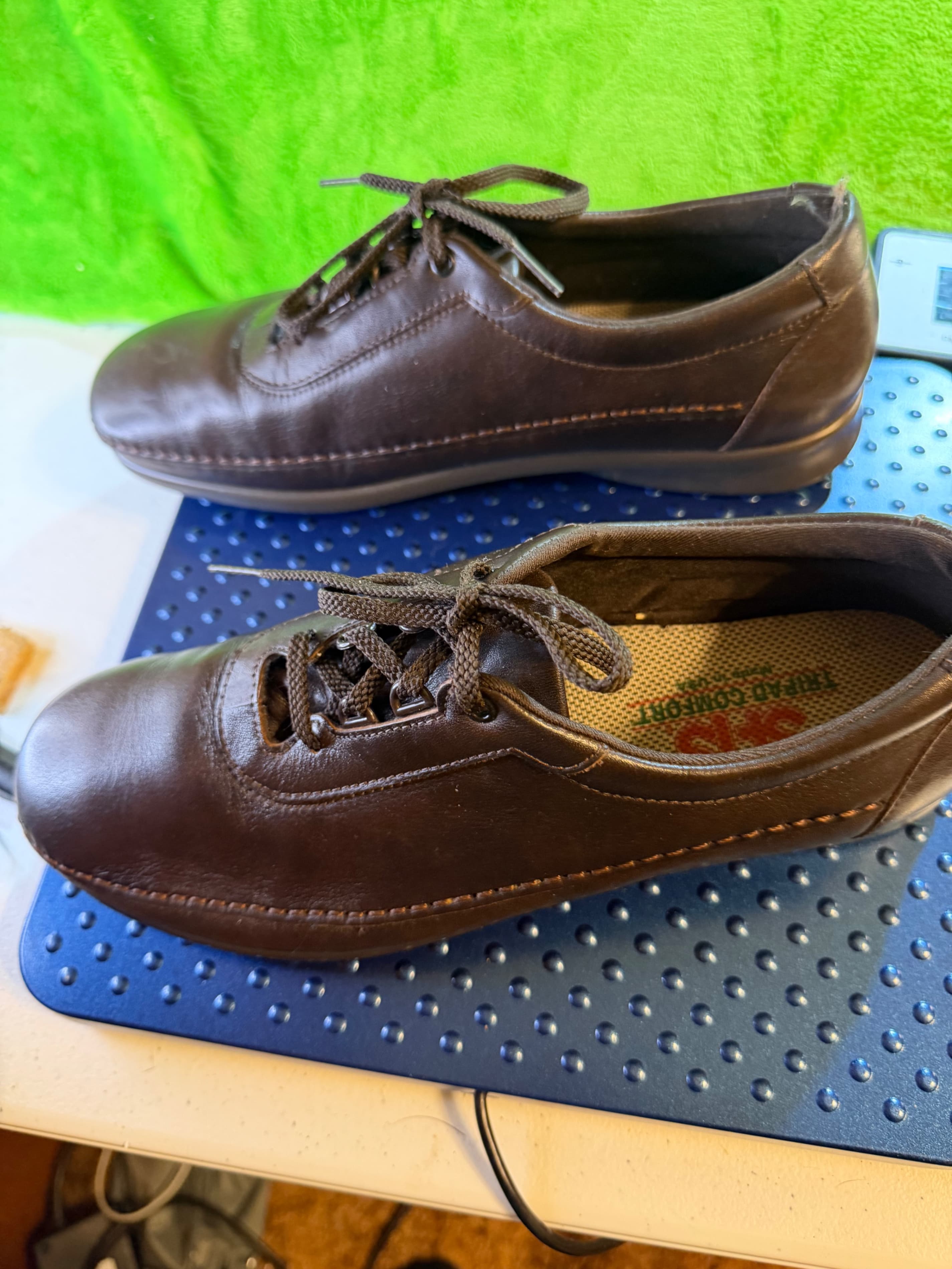 SAS Tripad Comfort Soft Step Brown Leather Oxford Wmns Sz 9.5N - Thumbnail 4