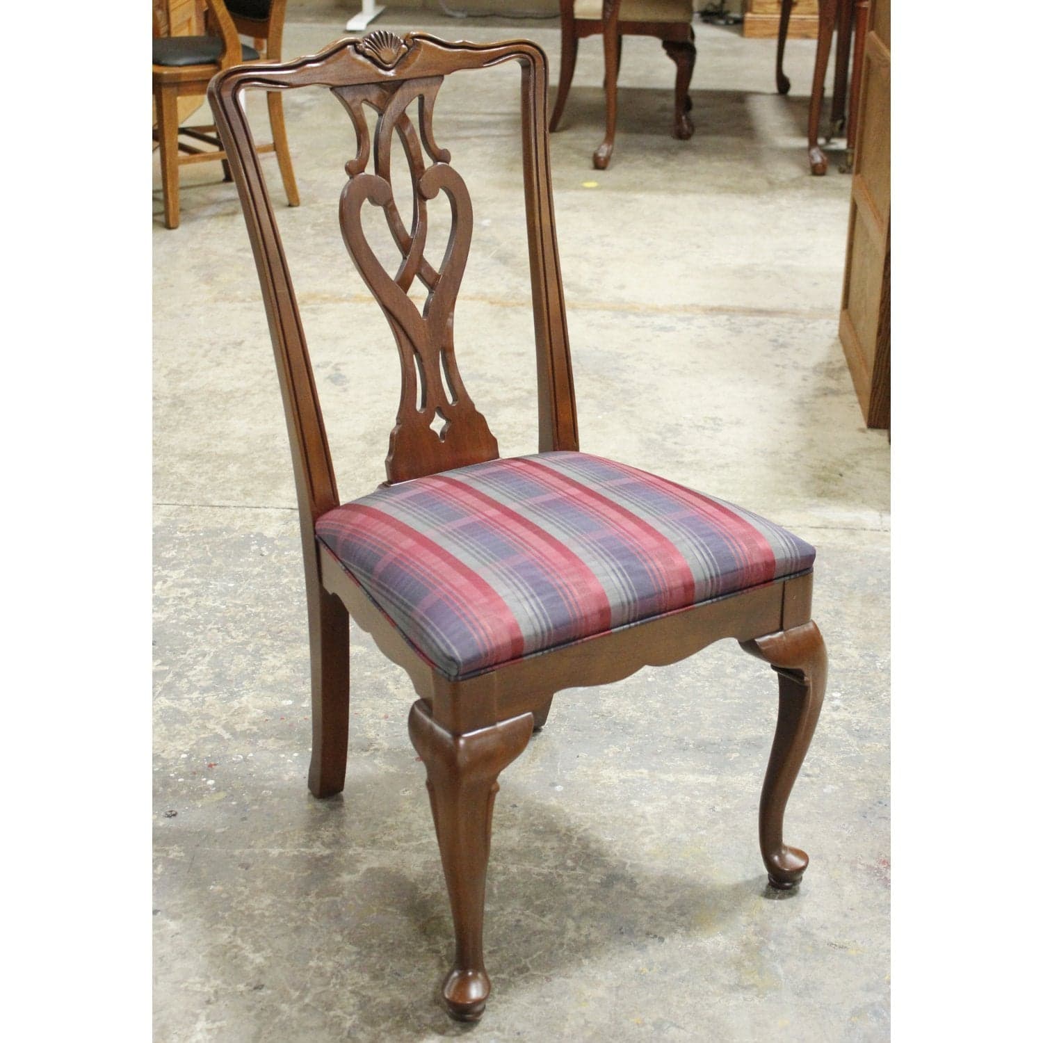 Ethan Allen Dining Table w/6 Chairs - Cherry - Thumbnail 5