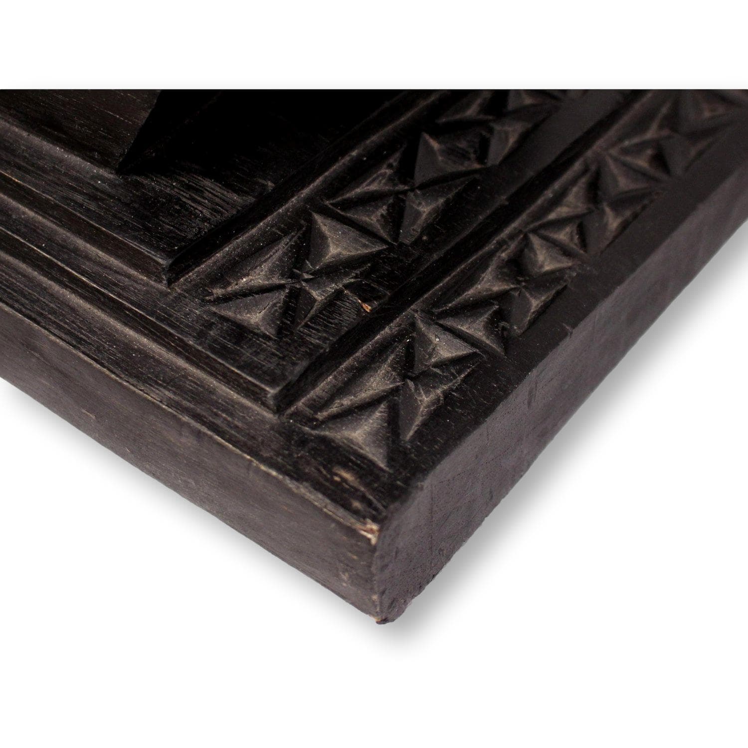 Hand Carved Asian Garden Stool/Plant Stand - Thumbnail 5